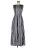 Unbranded 100% Polyester Chevron-herringbone Gray Casual Dress Size S - photo 1