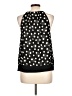 Ann Taylor Black Sleeveless Blouse Size 12 - photo 2