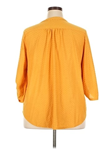 Notations 3/4 Sleeve Blouse (view 2)