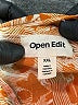 Open Edit 100% Polyester Print Orange Cocktail Dress Size XXL - photo 7