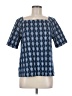 Ann Taylor LOFT Blue Short Sleeve Blouse Size M - photo 1