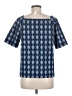 Ann Taylor LOFT Blue Short Sleeve Blouse Size M - photo 2