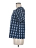 Ann Taylor LOFT Blue Short Sleeve Blouse Size M - photo 5