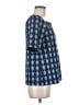 Ann Taylor LOFT Blue Short Sleeve Blouse Size M - photo 4