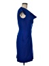Calvin Klein Solid Blue Cocktail Dress Size 8 - photo 4