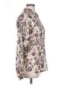 Scotch & Soda 100% Polyester Floral Ivory Long Sleeve Blouse Size XL (4) - photo 4