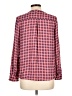 Joie Plaid Red Long Sleeve Blouse Size L - photo 2