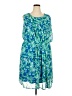 Cato 100% Polyester Paisley Blue Casual Dress Size 24W - photo 1