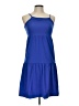 Mondetta Solid Blue Casual Dress Size 10 - photo 1