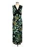 En Focus Print Teal Cocktail Dress Size 14 - photo 1