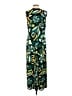 En Focus Print Teal Cocktail Dress Size 14 - photo 2