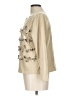 J.Crew 100% Cotton Tan Long Sleeve Blouse Size L - photo 5