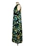 En Focus Print Teal Cocktail Dress Size 14 - photo 5