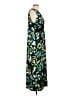 En Focus Print Teal Cocktail Dress Size 14 - photo 4