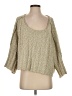 Free People Metallic Tan Cardigan Size S - photo 1