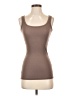 Hinge 100% Cotton Brown Tank Top Size XS - photo 1