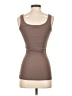 Hinge 100% Cotton Brown Tank Top Size XS - photo 2