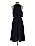 ASOS 100% Polyester Solid Black Cocktail Dress Size 6 - photo 2