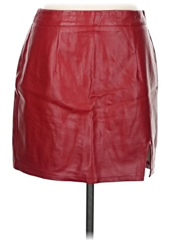 Lulus Faux Leather Skirt (view 1)