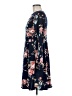 Unbranded Floral Blue Casual Dress Size M - photo 5