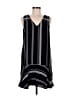 1.State Stripes Black Casual Dress Size M - photo 1