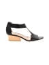 Vaneil 100% Leather Black Sandals Size 8 - photo 1
