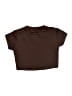 Unbranded 100% Polyester Brown Short Sleeve Turtleneck Size M (kids) - photo 2