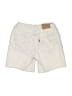 Levi's 100% Cotton Graphic Ivory Denim Shorts Size 12 - photo 2
