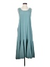Eddie Bauer Solid Teal Casual Dress Size S - photo 1