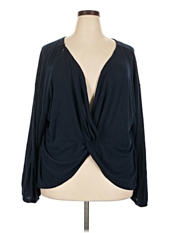 ELOQUII Long Sleeve Blouse (view 1)