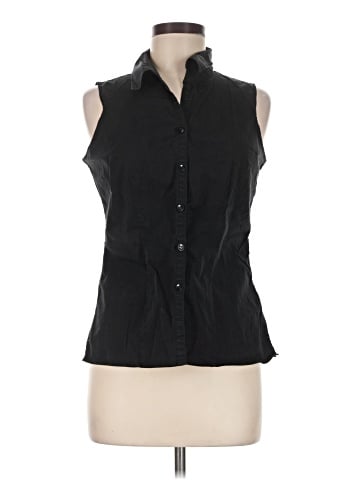 George Sleeveless Button-Down Shirt (view 1)