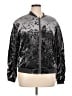 Charlotte Russe Metallic Silver Jacket Size XL - photo 1
