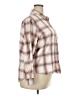 Universal Thread 100% Cotton Plaid Tan 3/4 Sleeve Button-Down Shirt Size XXL - photo 4