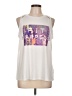 Jessica Simpson White Sleeveless Top Size L - photo 1