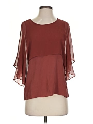Waverly Grey Short Sleeve Blouse (view 1)