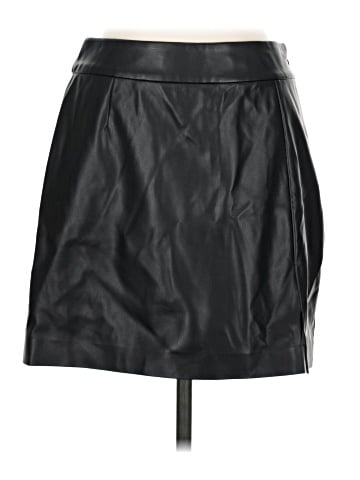 The Drop Faux Leather Skirt (view 1)