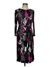 Nine West Paisley Purple Cocktail Dress Size 4 - photo 1