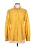 Chico's Yellow Long Sleeve Blouse Size Med (1) - photo 1