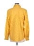 Chico's Yellow Long Sleeve Blouse Size Med (1) - photo 2