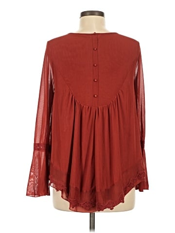 Ultra Pink Long Sleeve Blouse (view 2)