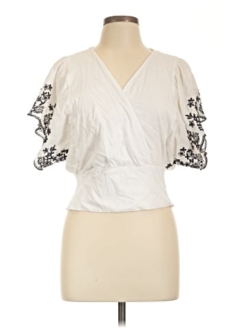 Maeve by Anthropologie Short Sleeve Blouse (view 1)