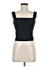 Just Fab 100% Nylon Black Tank Top Size M - photo 1