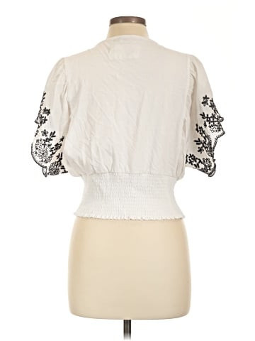 Maeve by Anthropologie Short Sleeve Blouse (view 2)