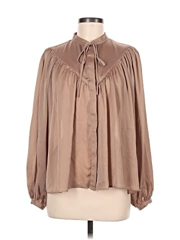 Ann Taylor Long Sleeve Blouse (view 1)