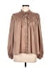 Ann Taylor Brown Long Sleeve Blouse Size M - photo 1