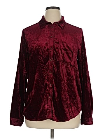 Maeve by Anthropologie Long Sleeve Button-Down Shirt (view 1)