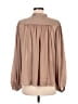 Ann Taylor Brown Long Sleeve Blouse Size M - photo 2