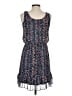 Rosebud 100% Polyester Hearts Blue Casual Dress Size S - photo 2