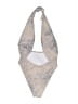 MATTE Collection Animal Print Gray One Piece Swimsuit Size M - photo 2