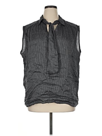 Harshman Sleeveless Silk Top (view 1)